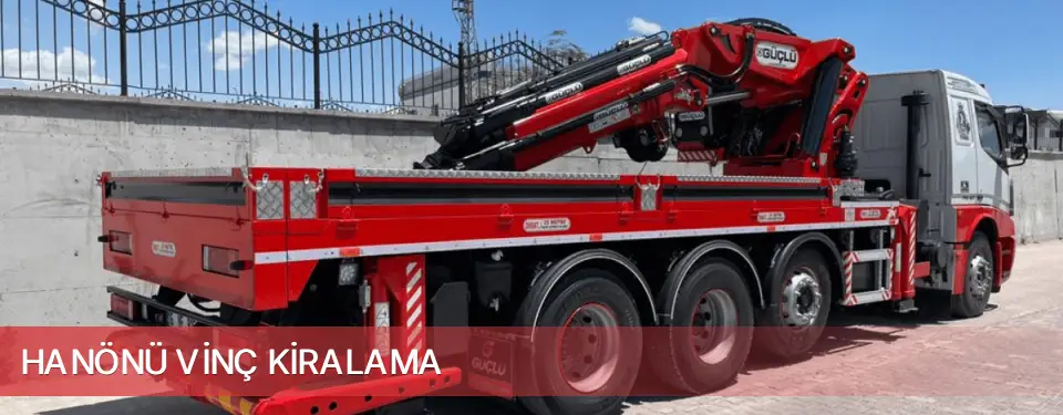 Hanönü İlçemi Vinç Kiralama